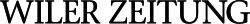 Logo Wiler Zeitung